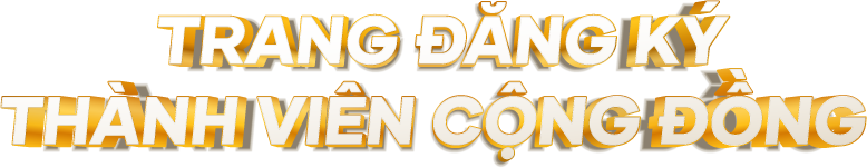 Trang đăng ký thành viên cộng đồng